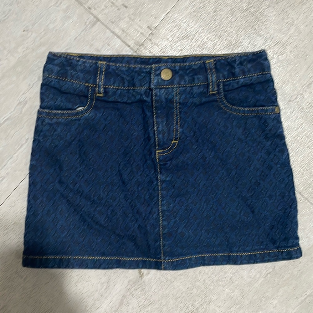 Hartstrings blue jeans skirt size 6